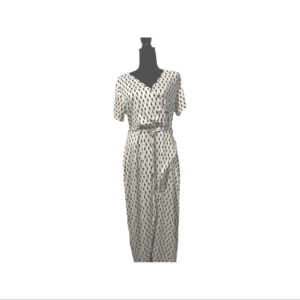 Flattering Wrap maxi dress